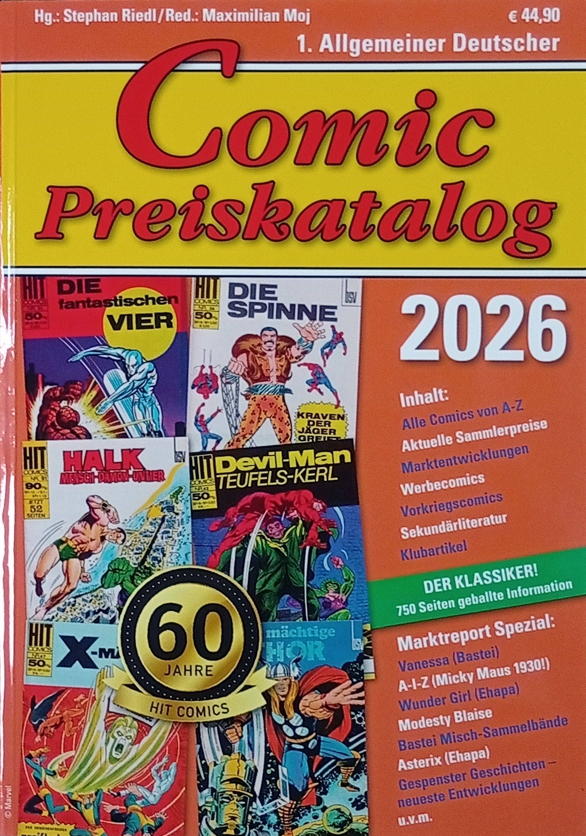 Comic Preiskatalog 2026