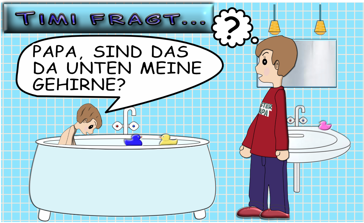 Timi fragt seinen Papa