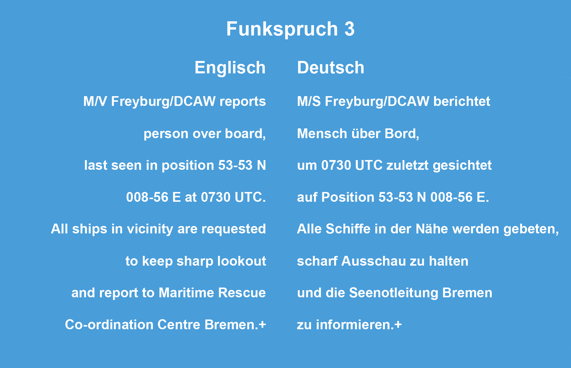 Funkspruch 3