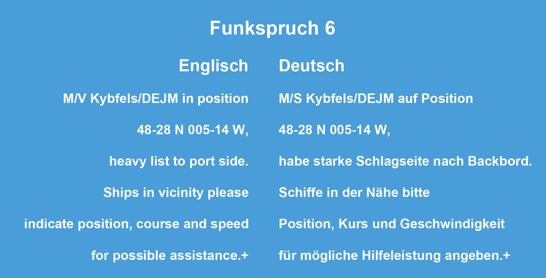 Funkspruch 6